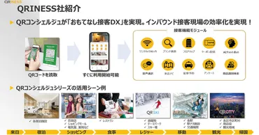 キュリネス QRコンシェルジュで現場の業務負荷軽減