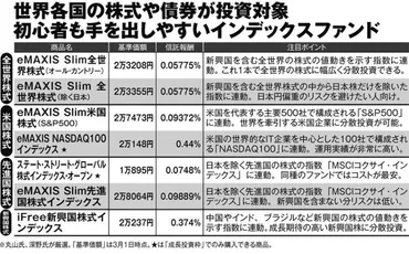 新NISA】「世界に投資できるインデックスファンド」厳選15 全世界株式・米国株式・新興国株式からバランス型や債券まで