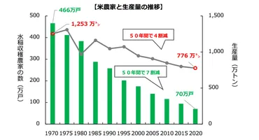 米騒動」や値上がりで進む米離れ。現状や問題点は?
