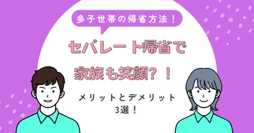 セパレート帰省をやってみた３つのメリット・デメリット 