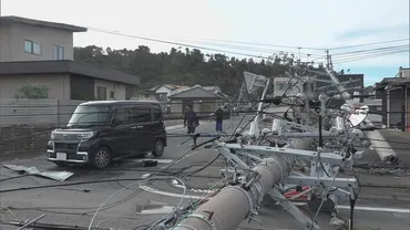 速報】静岡・牧之原市と吉田町の竜巻は「国内最大級」の風速75m…藤田スケールJEF3 掛川市は風速55m 気象庁(静岡朝日テレビ)