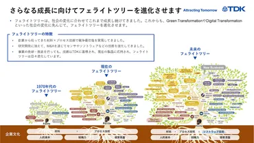 TDK、新中期経営計画でフェライトツリーを進化 車載製品では年率12％での成長を見込む 