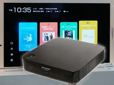 AQUOSに声とココロを。「AQUOSココロビジョンプレーヤー」
