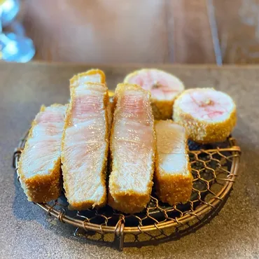 京都でこのお店だけが提供!究極の豚肉「林SPF」を使った脂身が甘いとんかつが絶品