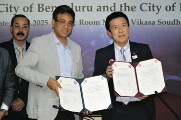 経済交流促進で共同声明 名古屋市長、インド・ベンガルール市などと:ニュース:中日BIZナビ