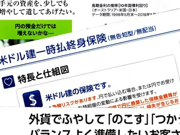 元本割れトラブルも 金融庁が問題視する外貨建て保険