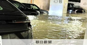 三重県四日市市に1時間123ミリの記録的大雨 車の浸水被害相次ぐ 三重県:朝日新聞