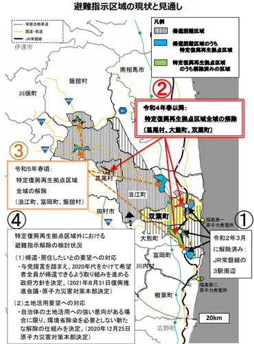 双葉町の避難指示が8月30日に一部解除