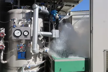 CO2回収→ドライアイス…エア・ウォーターが万博でPR、次世代型設備の仕組み