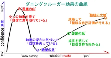 新入社員よ、自己過信に気をつけろ！ダニング=クルーガー効果とは？新入社員が陥る自己評価の罠