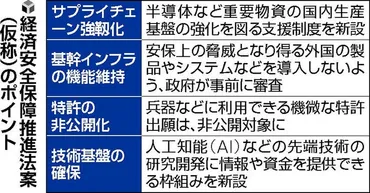 独自】半導体を確保・政府審査で中国製品排除も…経済安保法案の概要判明 : 読売新聞