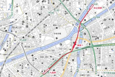 京阪中之島線九条延伸 