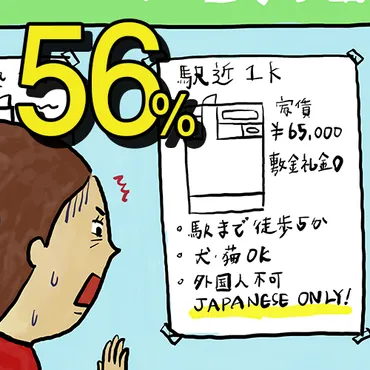 日本在住外国人の半数以上が差別を受けた経験あり