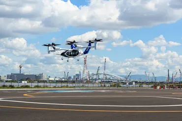ANA、万博会場でJoby製eVTOL゛空飛ぶクルマ゛のデモフライト。10月1日からは毎日飛行予定