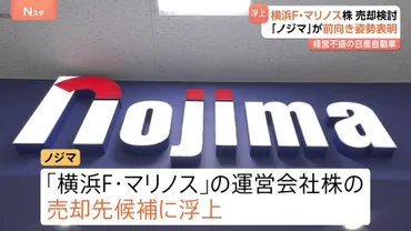 日産マリノス売却騒動の行方？：日産、ノジマ、マリノスの未来はどうなる？日産による横浜F・マリノス株式売却検討の裏側