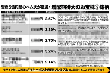 資産5億円超゛京大卒億り人゛ヘム氏が厳選「増配期待大の小型割安株5」 配当収入と株価上昇が望める゛お宝銘柄゛の探し方は 