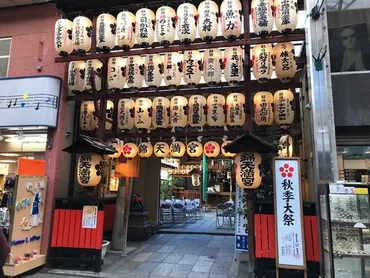 京都ぶらり】新京極商店街の『錦の天神さん』☆ビルにめり込む鳥居の珍百景「錦天満宮」 