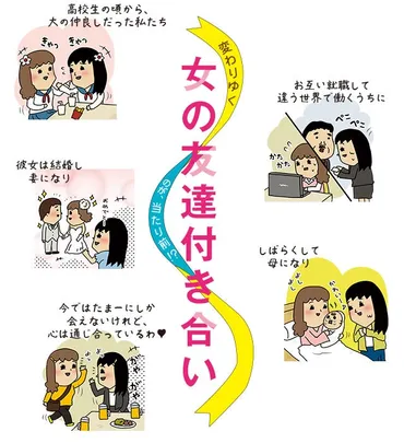 変わりゆくのが当たり前!? 女の友達付き合い