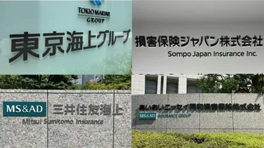 金融庁が損害保険大手4社に対し業務改善命令 企業・団体向け保険で保険料調整など違反行為 