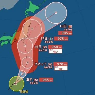 台風最新情報】台風7号 週末に強い勢力で『関東地方に直撃か』お盆休み・Uターンへの影響は？14日に小笠原諸島に最接近【進路・雨風の最新シミュレーション】（MBSニュース）  