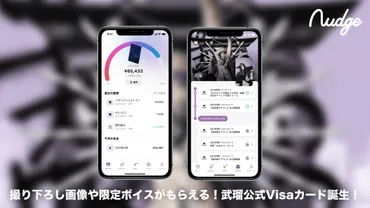 18歳から申し込めるクレジットカード「Nudge(ナッジ)」、アーティスト「武瑠」を応援できる「武瑠クラブ」が誕生！ 