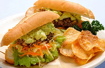 梅胡麻のフィッシュサンド/梅胡麻チップスのレシピ