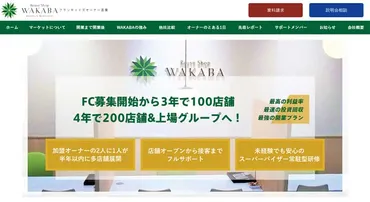 買取フランチャイズ「買取店WAKABA(わかば)」の加盟金とは