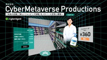 バーチャル店舗開発に特化した、株式会社CyberMetaverse Productionsを設⽴ NFTと独⾃の暗号資産活⽤を⽀援し、メタバース空間に「未来のショッピング体験」構築へ  