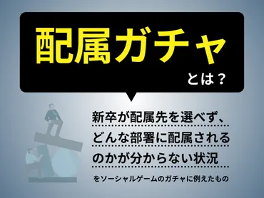 配属ガチャは本当に存在するのか？新卒の不安とは！？