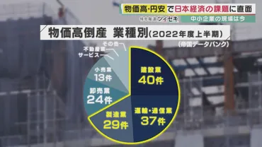 大倒産時代』のはじまりか ゛物価高゛と゛円安゛なのに「価格転嫁できない…」 コロナ対策゛ゼロゼロ融資゛終了で中小企業「悲鳴」  失われた３０年さらに続く？ 