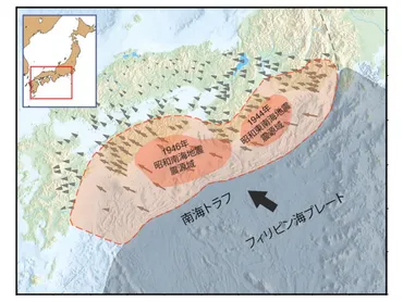 日向灘の最大級1662年、巨大地震だった可能性 京都大など断層モデル示す 